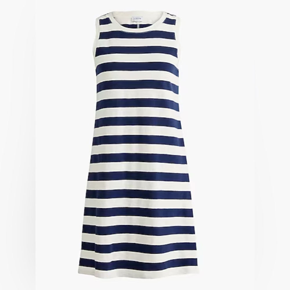 J. Crew Striped knit tank dress